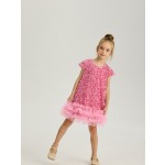 儿童圣诞礼服供应商-厂家批发亮片荷叶边蕾丝派对连衣裙