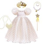 女童连衣裙套装工厂-批量儿童时尚娃娃领衬衫配背心印花套装