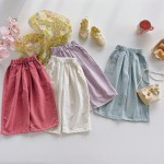 女童裤子供应商-厂家批发糖果纯色休闲长裤用于夏季儿童