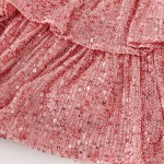 女童芭蕾舞裙工厂-批量实惠亮片夏季裙子给女婴