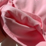 婴儿T恤供应商-厂家批发糖果色棉质荷叶边袖纯色衬衫