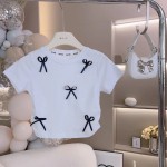 儿童运动服供应商-厂家批发可定制Logo棉质纯色T恤短裤套装