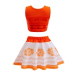 女童泳装工厂-可定制复古花卉印花比基尼用于海滩派对