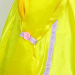 女童公主裙厂家-专业OEM代工长袖毛领艾莎派对梦幻裙