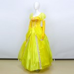 女童公主裙厂家-专业OEM代工长袖毛领艾莎派对梦幻裙