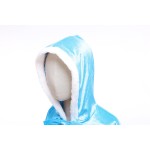 女童丝绒斗篷厂家-专业OEM代工雪女王安娜冬季长款及地斗篷