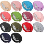 睡眠头巾生产厂家-双层男女通用睡帽