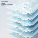 婴儿毛巾生产厂家-纯棉棉纱印花连帽毛巾