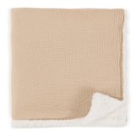 棉质婴儿毯生产厂家-柔软棉纱冬季毯