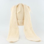 兔子耳针织帽供应商-纯色冬季针织帽