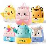 毛绒背包工厂-卡通动物婴幼儿背包