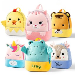 毛绒背包工厂-卡通动物婴幼儿背包