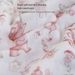 婴儿毛巾生产厂家-纯棉棉纱印花连帽毛巾