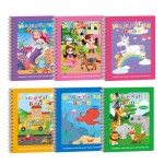 水画书工厂-魔法可重复使用绘画书带贴纸