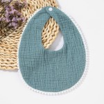 三角围嘴工厂-U型棉纱流口水围嘴