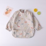 婴儿围裙围嘴工厂-超柔软防水喂养围裙