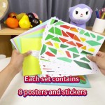 TPU贴纸书工厂-防水可重复使用果冻贴纸