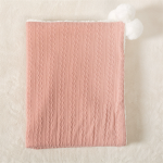 针织毯供应商-超柔软小睡婴儿车覆盖毯