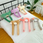 毛绒大象毯工厂-填充动物枕头玩具