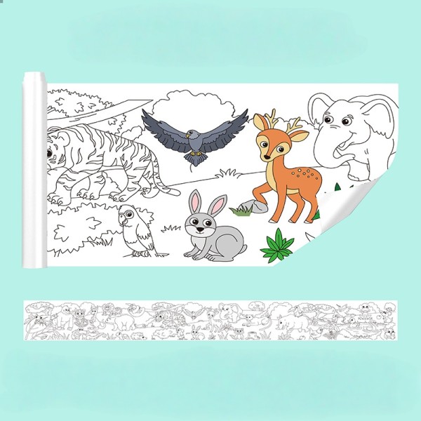 绘画纸卷供应商-3米儿童涂鸦卷纸