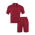 男士 Polo 衫工厂-休闲运动短袖套装