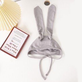 兔子头巾生产厂家-兔子耳朵钩针婴儿帽