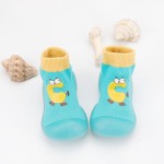 抓地袜生产厂家-防滑卡通字母婴儿袜鞋
