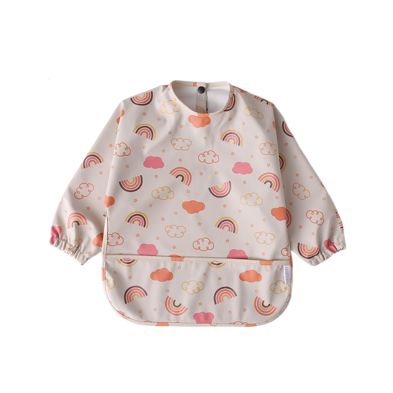 婴儿围裙围嘴工厂-超柔软防水喂养围裙