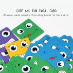 变脸拼图生产厂家-木质积木表情游戏