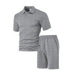 男士 Polo 衫工厂-休闲运动短袖套装