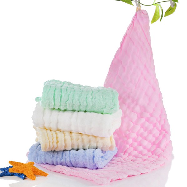 棉纱拍嗝巾工厂-纯棉柔软洗涤布