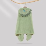 婴儿浴巾工厂-卡通动物连帽柔软毛巾