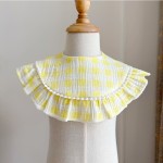 婴儿口水巾工厂-夏季纱软蕾丝360度围嘴