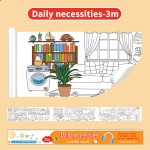 绘画纸卷供应商-3米儿童涂鸦卷纸