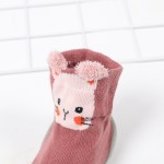 婴儿地板袜工厂-卡通狮子鲨鱼防滑袜