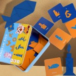 七巧板拼图工厂-木质字母数字拼图玩具