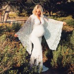 性感孕妇连衣裙工厂-蕾丝梦幻摄影裙给孕妇