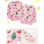 万圣节运动衫工厂-100%棉休闲圆领卡通印花套头衫