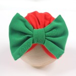 婴儿发夹工厂-春夏男女通用大蝴蝶结户外新生儿头巾