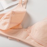 可定制护理文胸工厂-Logo舒适性感前开襟哺乳无缝文胸