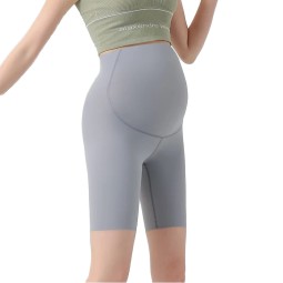 孕妇短裤供应商-高腰鲨鱼图案运动瑜伽打底裤内衣