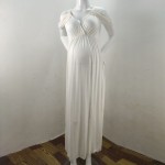 孕期连衣裙供应商-批发柔软棉质孕妇摄影裙