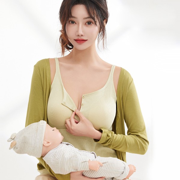 哺乳吊带衫厂家-睡眠防下垂背心护理服