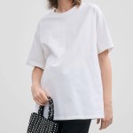 孕妇T恤工厂-超大码100%棉圆领孕期上衣