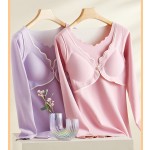 女士孕妇睡衣厂家-护理内衣套装长袖上衣和裤子