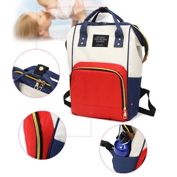 新款妈咪包工厂-手提箱大容量升级防水背包USB