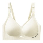 护理文胸工厂-纯色易开前襟透气有钢圈文胸