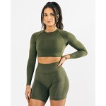 女士瑜伽打底裤供应商-图案罗纹半拉链氨纶弹力腰裤