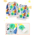 圣诞运动衫工厂-批发圆领刺绣100%棉儿童服装