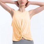 女士瑜伽短上衣工厂-修身网眼弹力面料内置文胸上衣